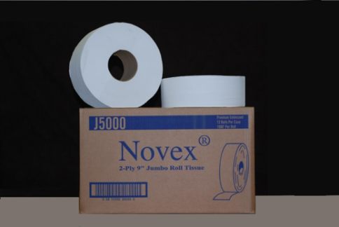 Novex Jr Jumbo Toilet Tissue 12 rolls, 2ply